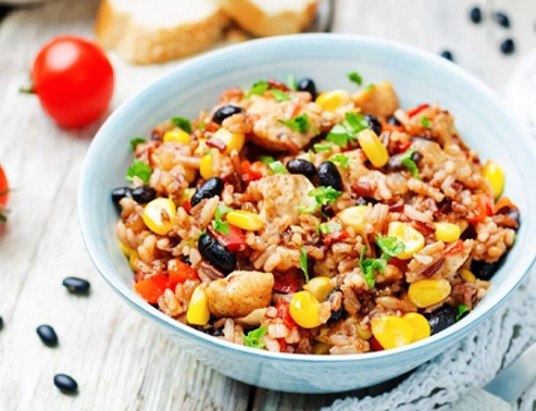 طرز تهیه برنج مکزیکی غذایی جذاب و گیاهی